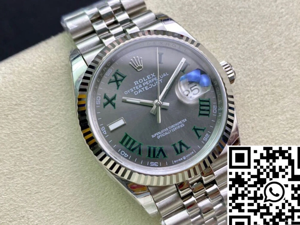 M126234-0045 Grey Factory 36MM Rolex EW Datejust Dial 0813